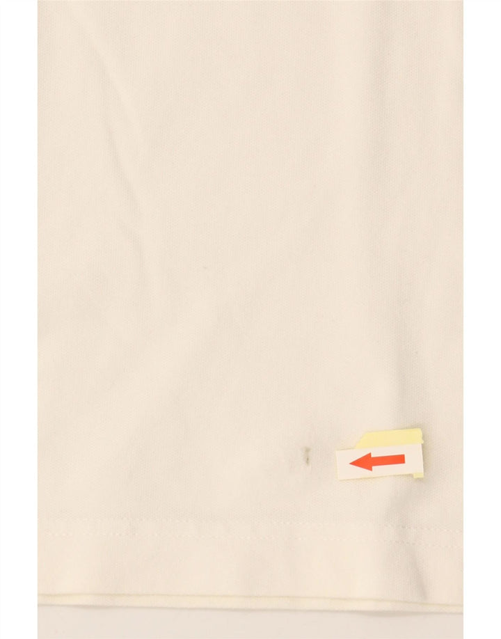 Tricou polo TOMMY HILFIGER pentru femei UK 14 Medium White