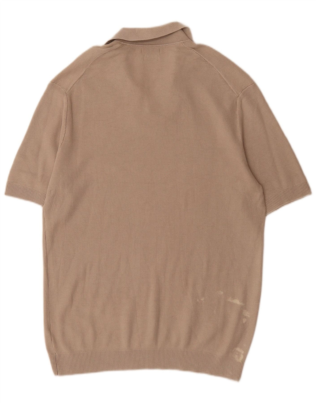 Tricou polo Massimo Dutti pentru bărbați, bumbac gri mare