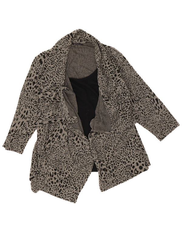 Pulover cardigan asimetric pentru femei Marks & Spencer UK 20 2XL gri