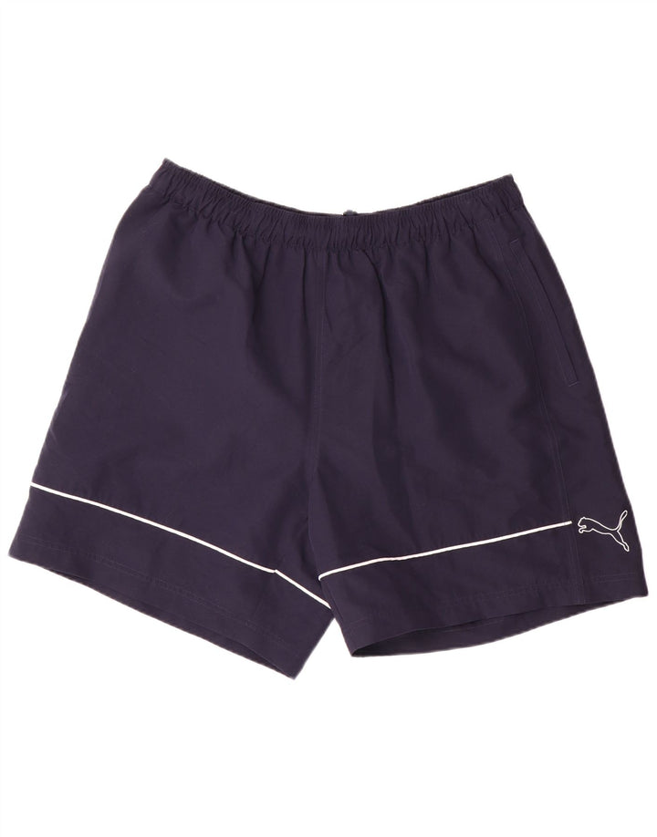 Pantaloni scurți sport Puma pentru bărbați 2XL, poliester bleumarin