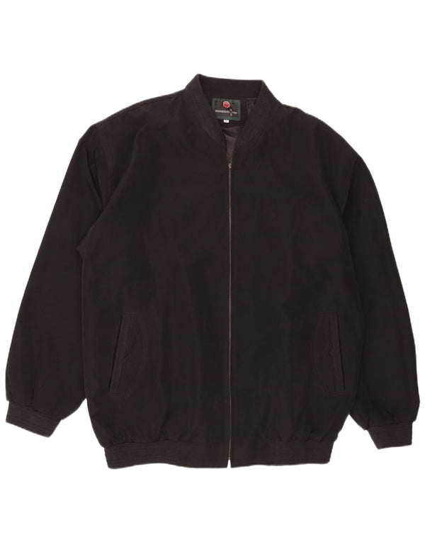 Bomber vintage pentru bărbați UK 44 2XL poliester negru