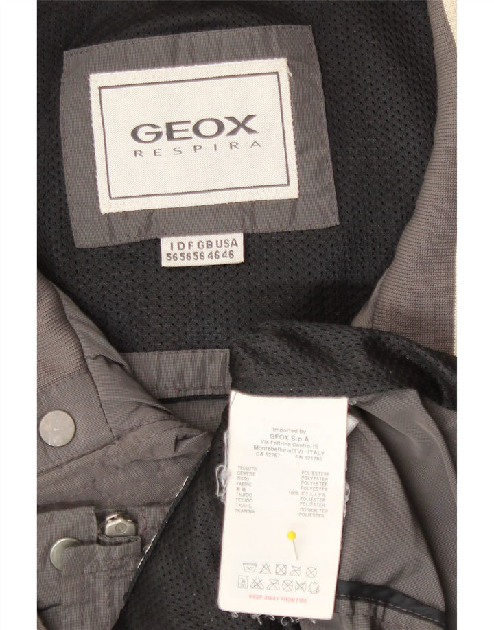 Jachetă Bomber pentru bărbați Geox UK 46 3XL Gri Poliester