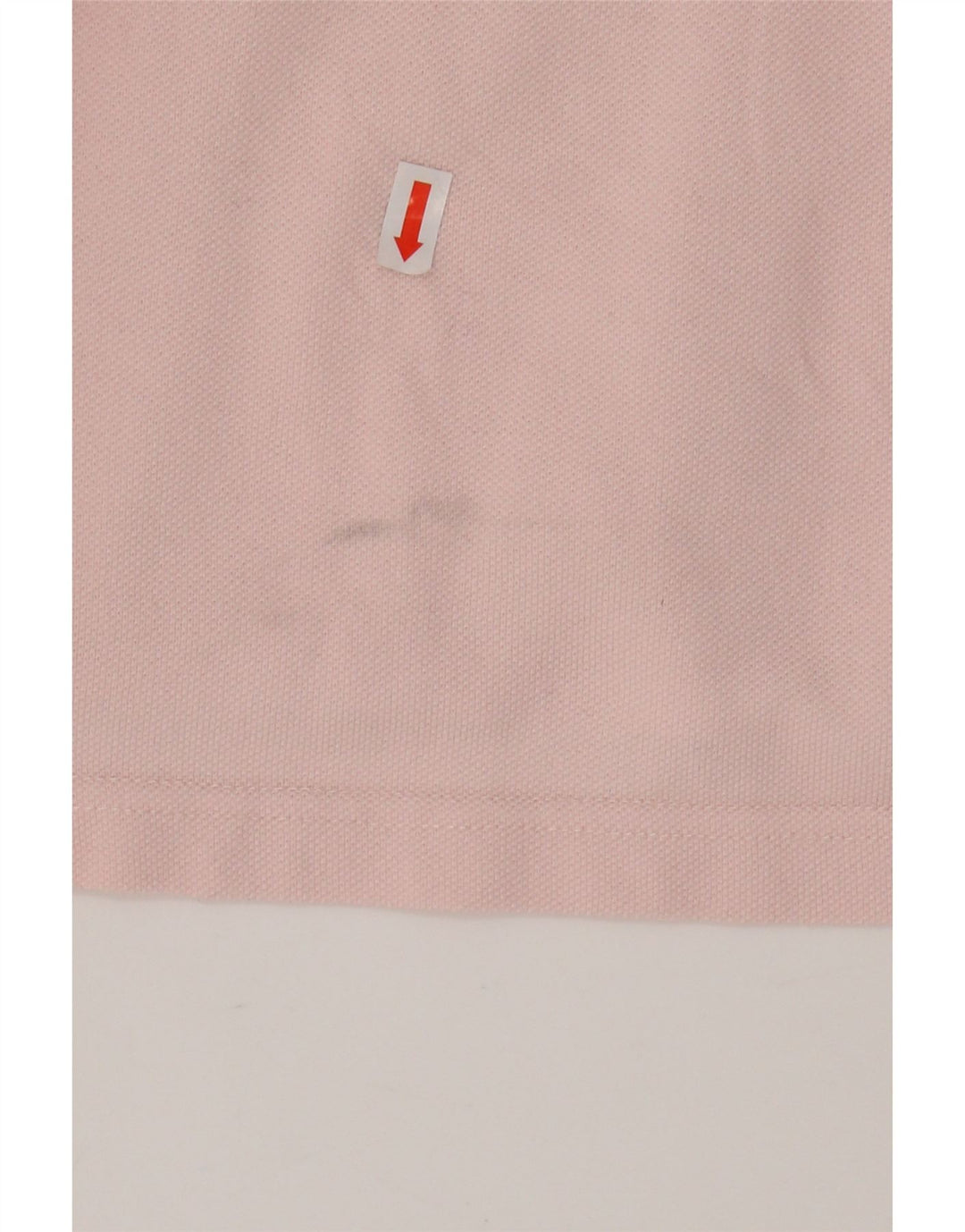 TOMMY HILFIGER Mens Polo Shirt Large Pink Cotton