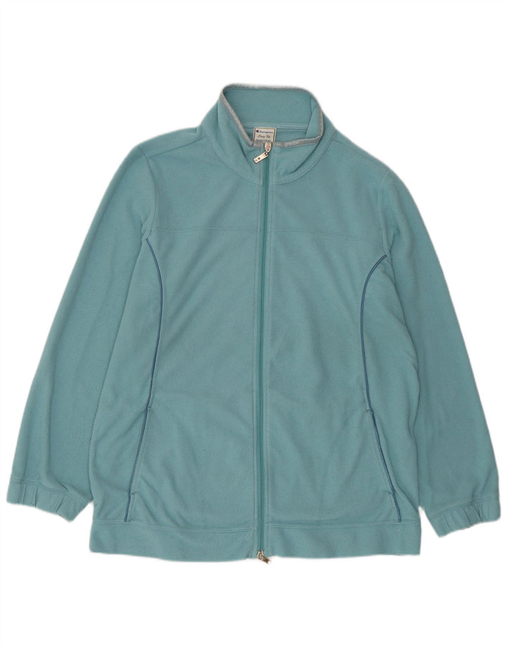 Jachetă fleece pentru femei Champion Easy Fit UK 20 2XL Albastru Poliester