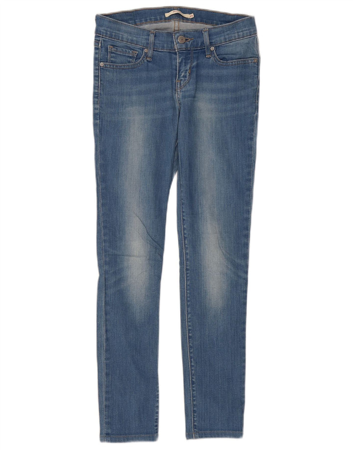 Blugi skinny Levi's 711 pentru femei W25 L27 bumbac albastru