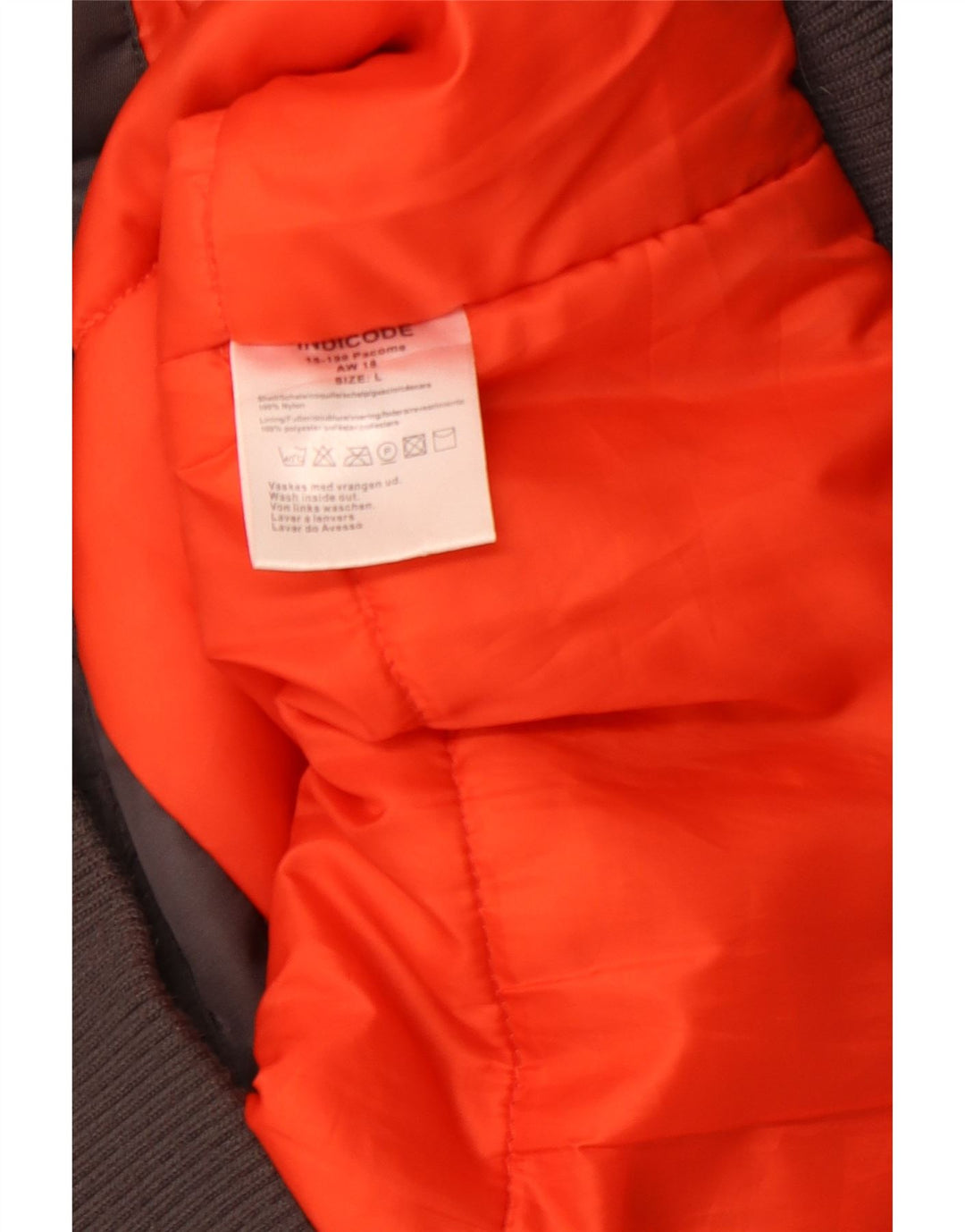 Jachetă bomber cu glugă pentru bărbați INDIGO UK 40 mare nailon gri