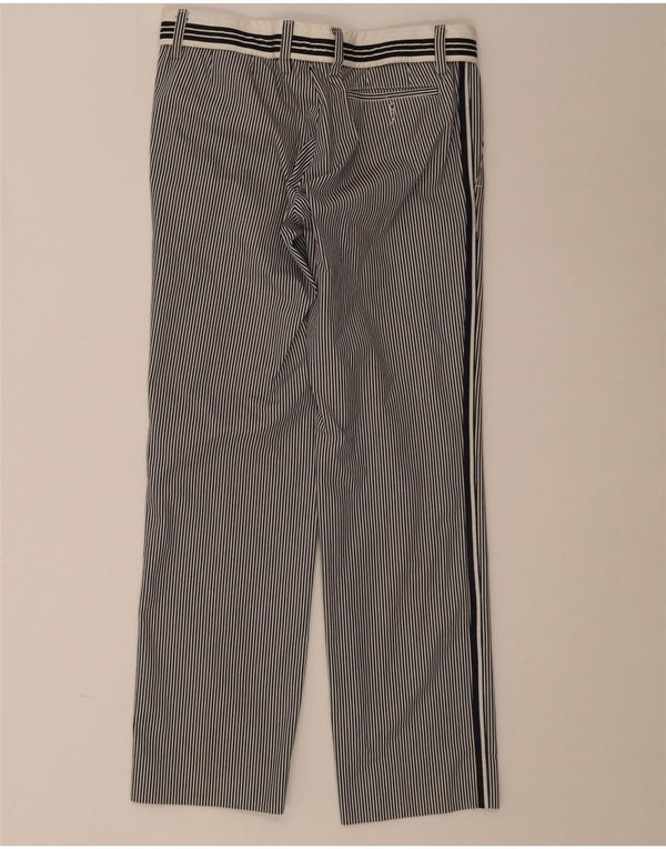 Pantaloni chino pentru bărbați Dolce & Gabbana IT 46 Small L32 L32 Negru cu dungi