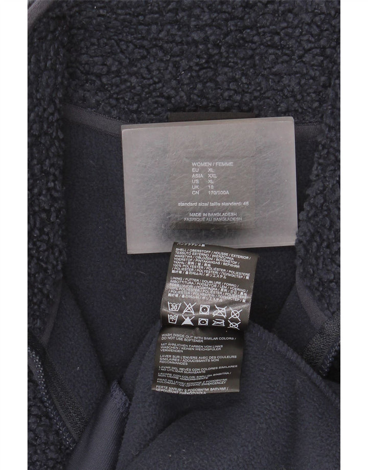 Jachetă fleece Jack Wolfskin pentru femei UK 18 XL bleumarin poliester