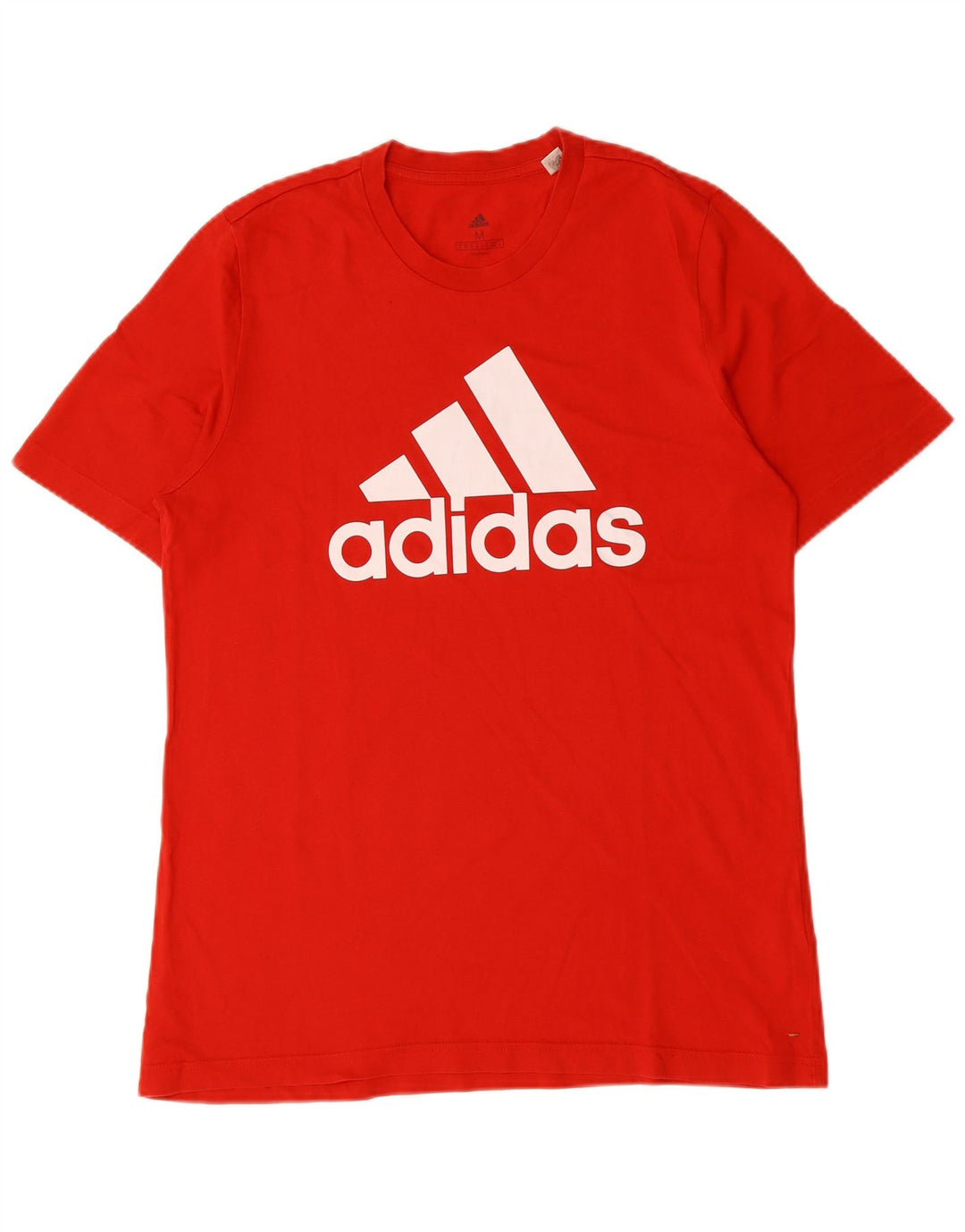 Tricou grafic pentru bărbați Adidas Top, bumbac roșu mediu