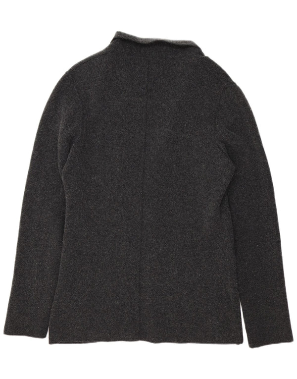 Jachetă Liu Jo pentru bărbați din tricot cu 3 nasturi UK 42 XL Lână gri