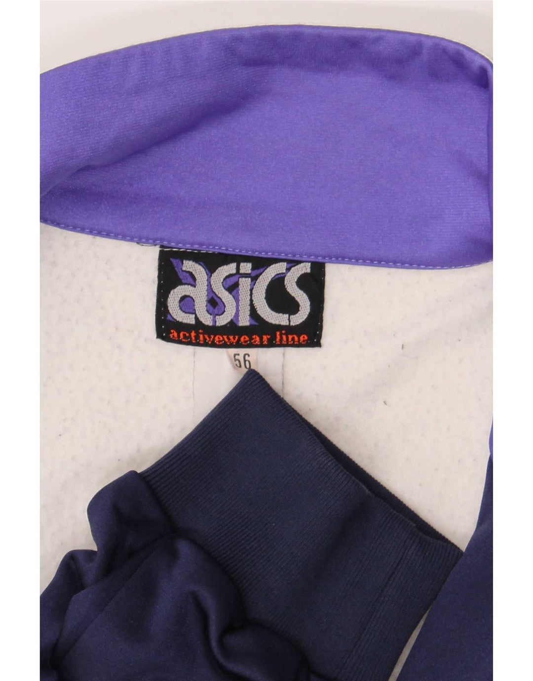 Jachetă de top pentru trening grafic Asics pentru bărbați, IT 56 XL, albastru bleumarin, color block