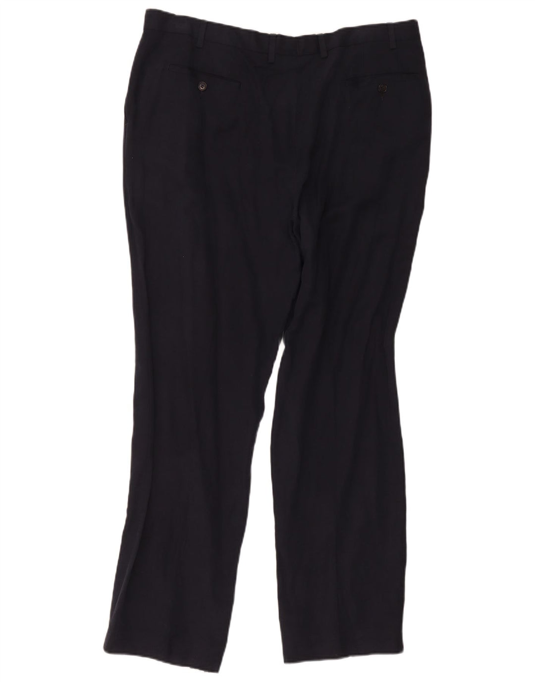 Pantaloni de costum pentru bărbați Marks & Spencer L40 L33 bleumarin din mătase