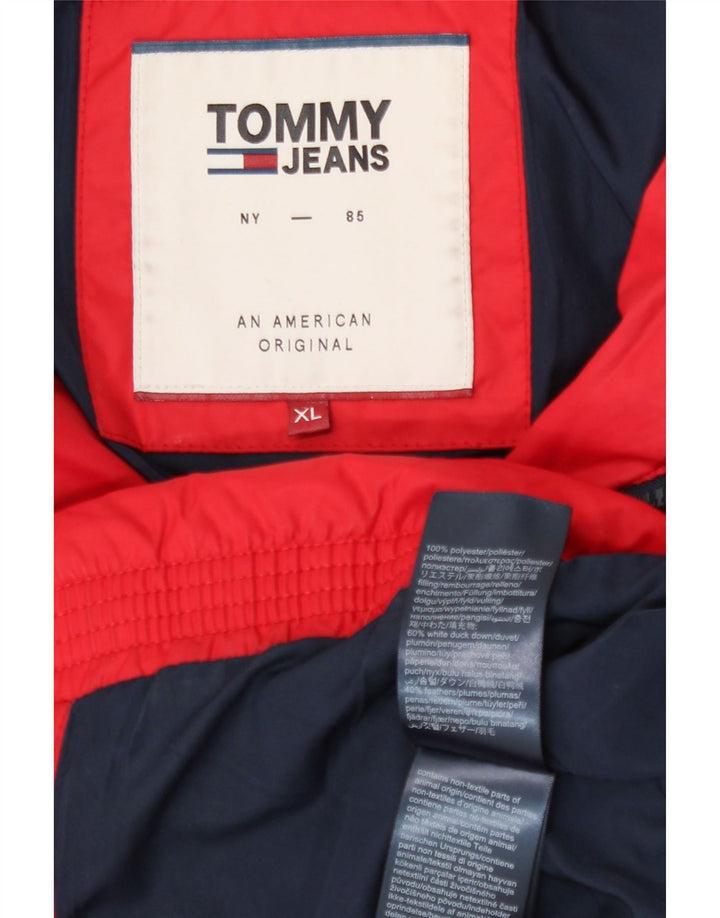 Jachetă căptușită pentru bărbați Tommy Hilfiger UK 42 XL Poliester roșu