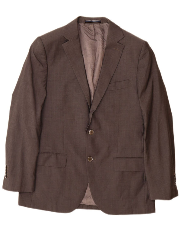 Massimo Dutti Jachetă pentru bărbați cu 2 nasturi UE 48 Lână gri mediu