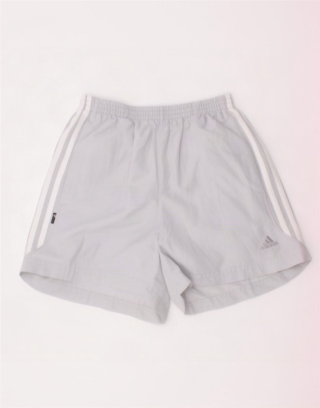 Pantaloni scurți sport pentru fete Adidas 11-12 ani poliester gri