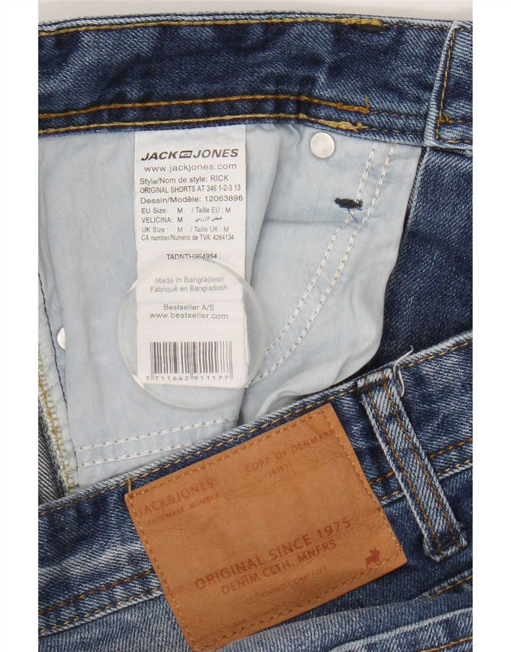 Pantaloni scurți din denim Jack & Jones pentru bărbați, mediu W32, bumbac albastru