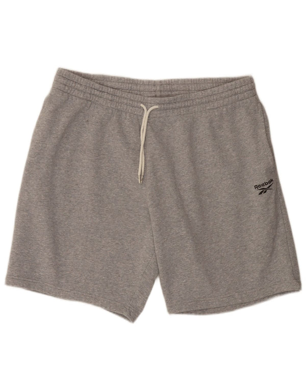Pantaloni scurți sport pentru bărbați Reebok, 2XL, bumbac cu pete gri