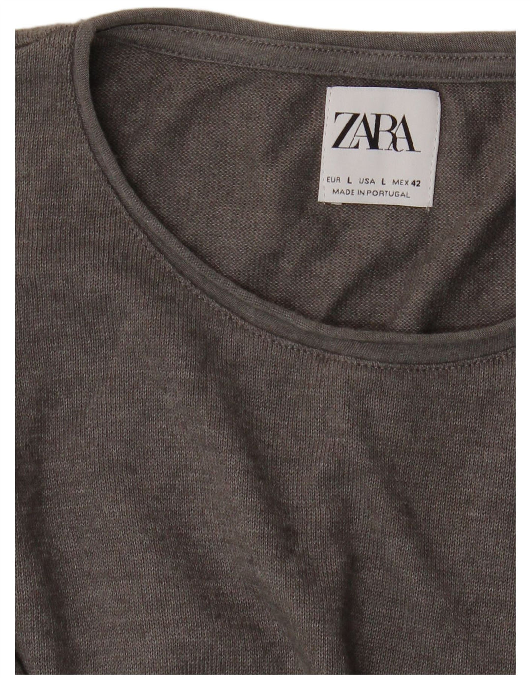 Tricou pentru bărbați Zara, mărime mare, gri