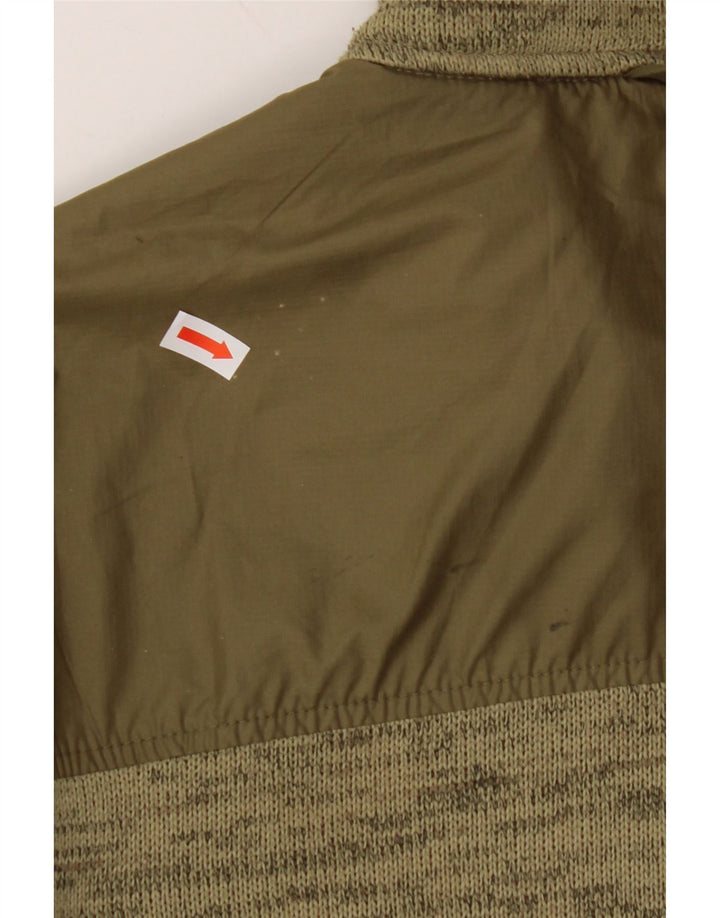 JACK WOLFSKIN Trening pentru bărbați Jachetă de top din poliester colorat kaki mic