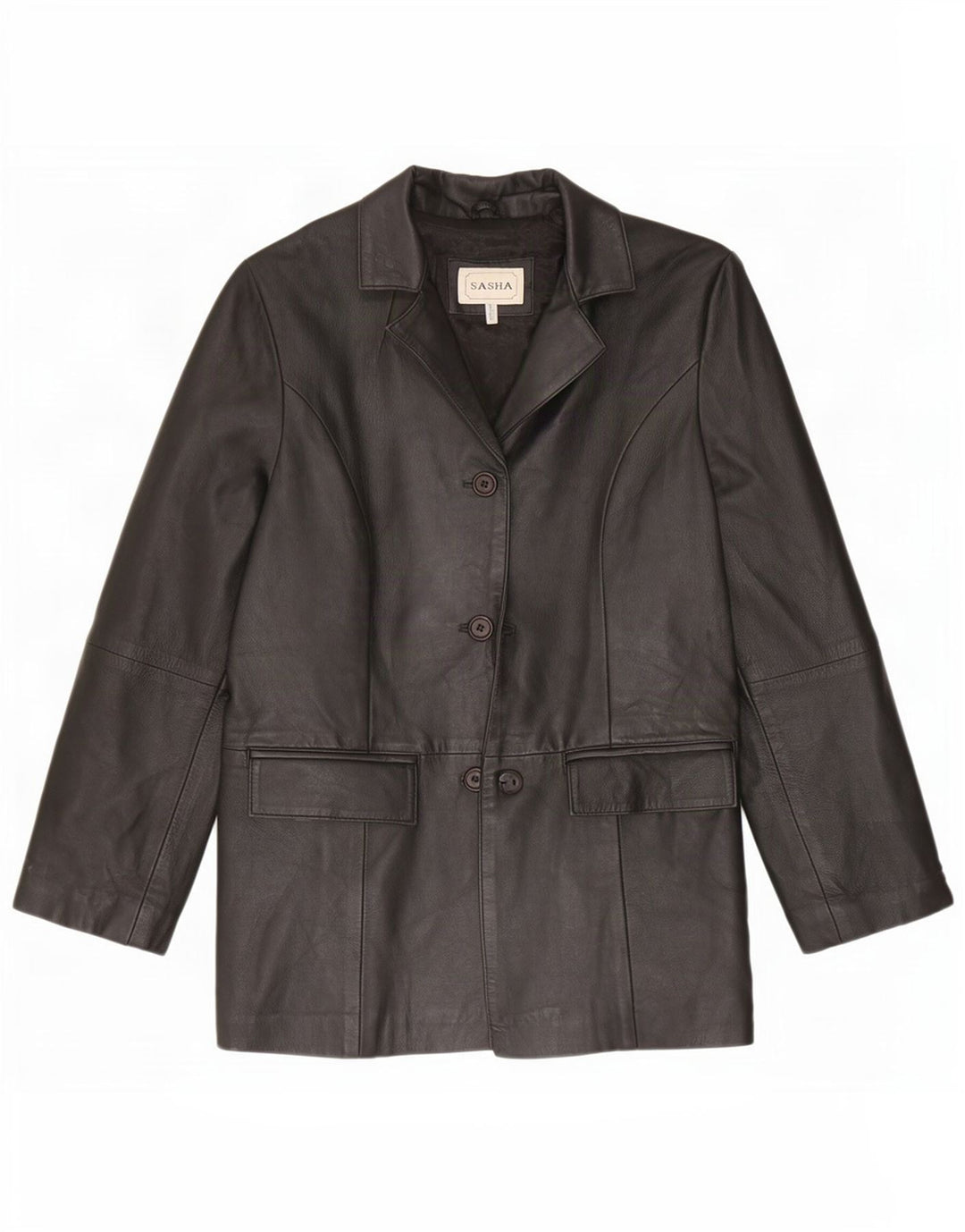 Jachetă de piele pentru femei Sasha UK 12 Medium Black