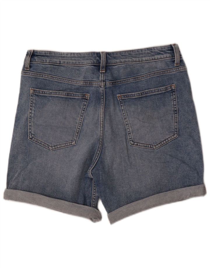 Marks & Spencer Pantaloni scurți din blugi pentru femei Boyfriend UK 12 Medium W30 Blue