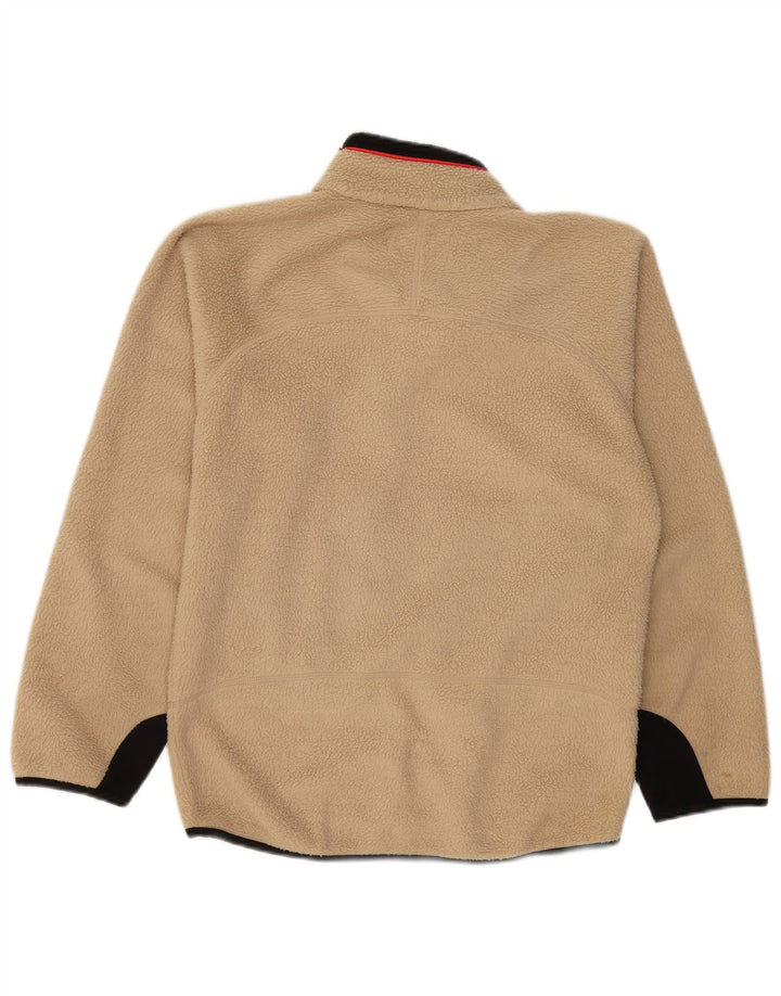 Jachetă fleece pentru bărbați FILA UK 36 Mic, bej, poliester color bloc
