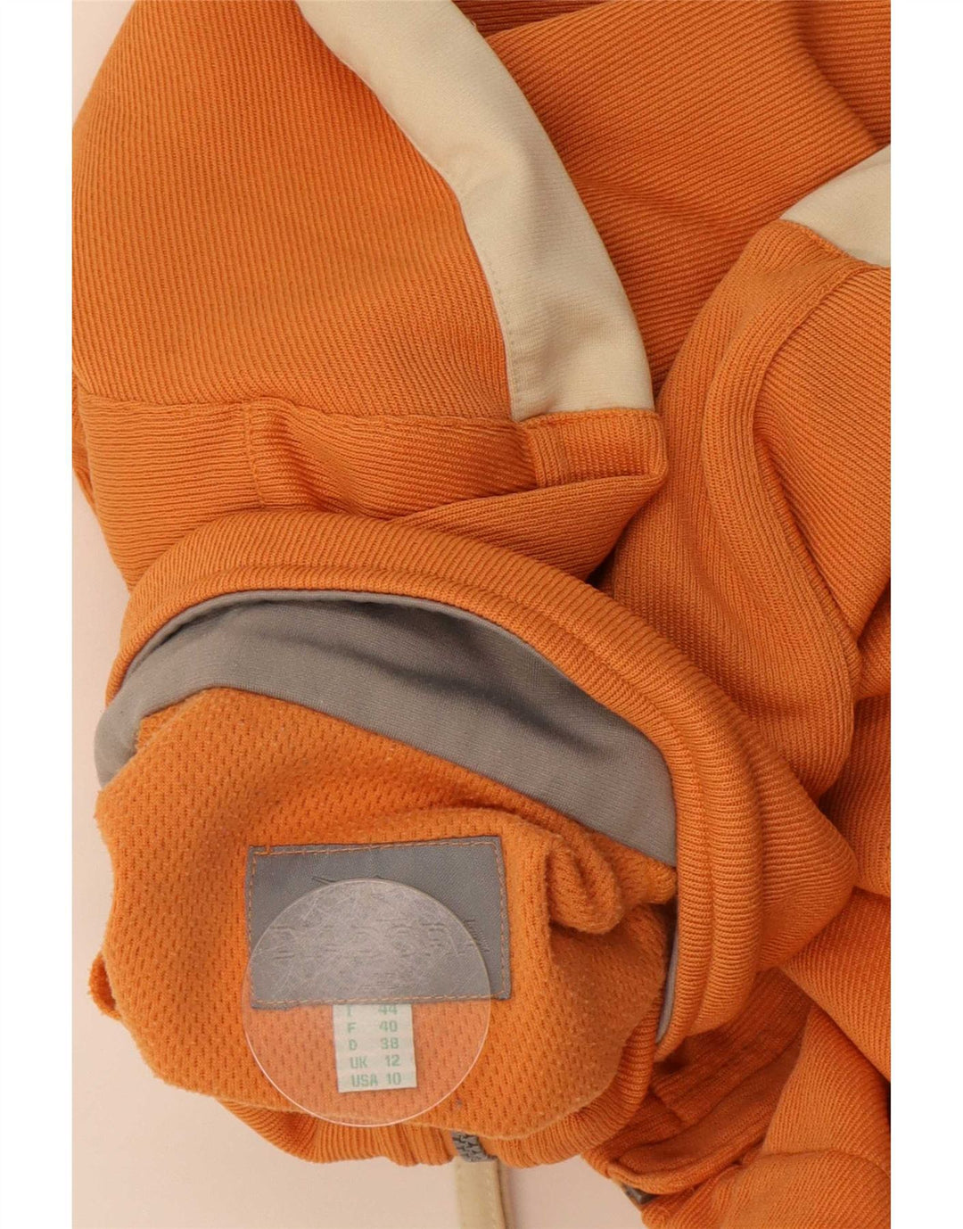 Jachetă de trening Diadora pentru femei UK 12 Medium Orange Colorblock