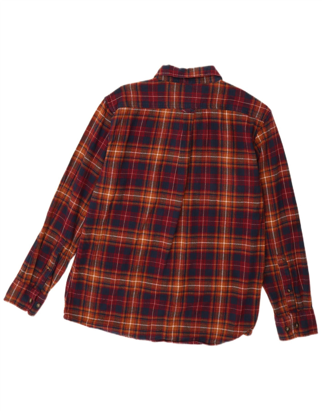 Cămașă de flanel pentru bărbați EDDIE BAUER, bumbac cu carouri, multicoloră, medie