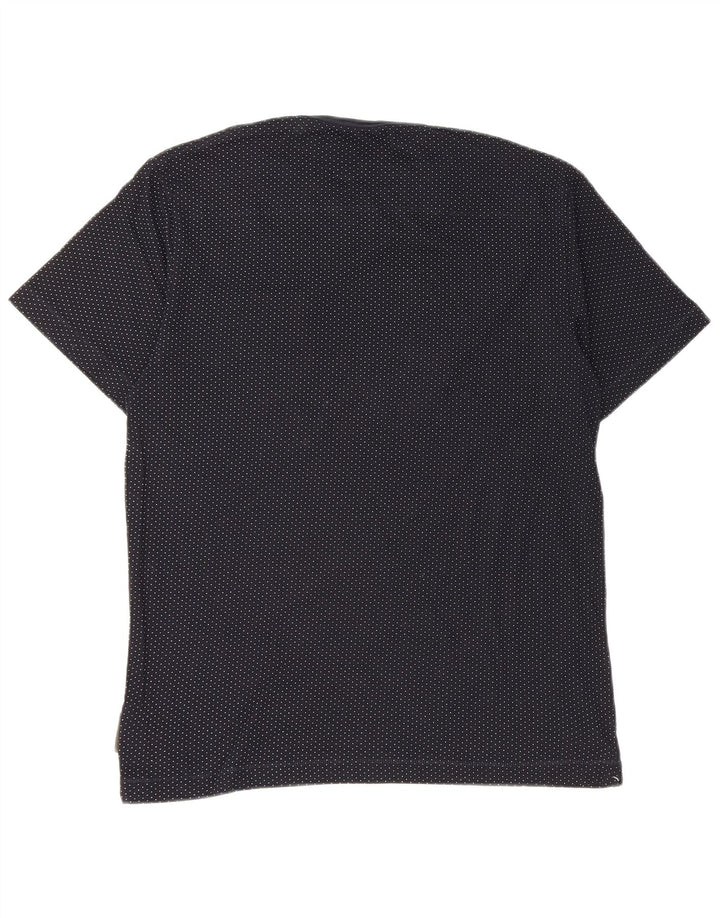 Tricou pentru bărbați French Connection Top Mediu Bleumarin Bumbac cu pete