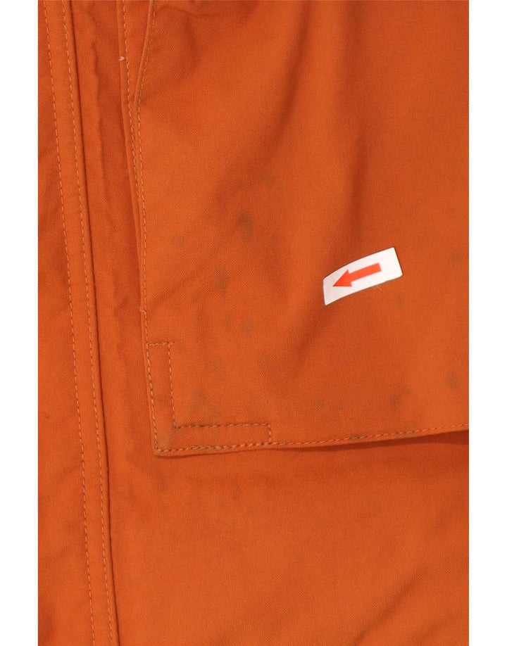 Jachetă parka cu glugă The North Face pentru bărbați UK 38, nailon portocaliu mediu