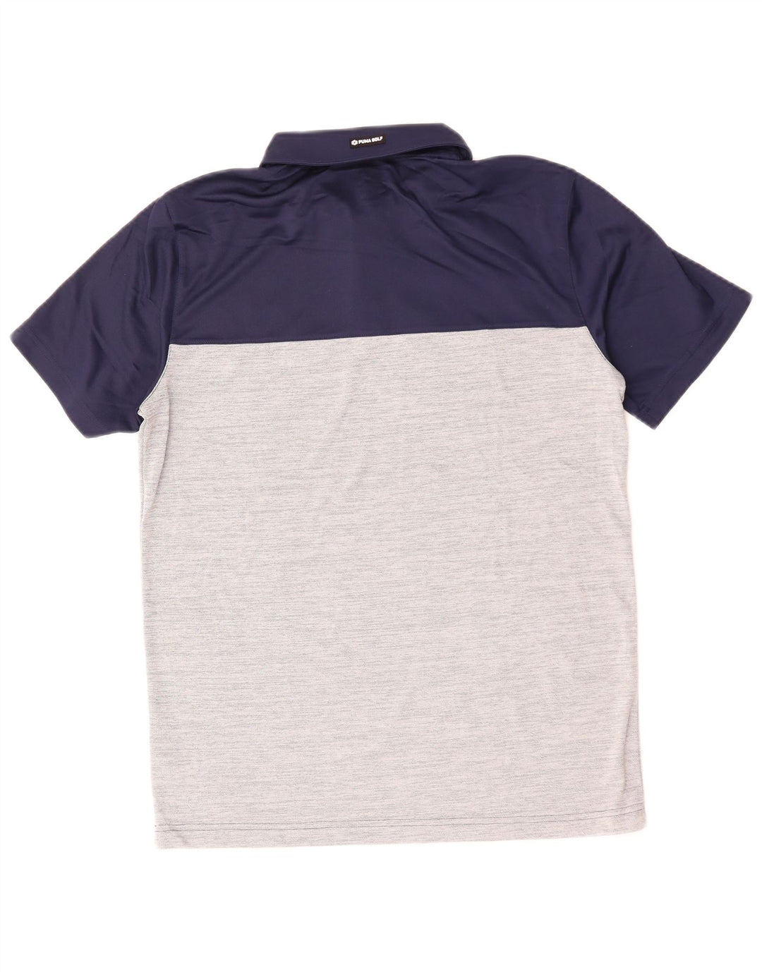 Tricou polo pentru bărbați PUMA, mare, albastru, poliester color bloc
