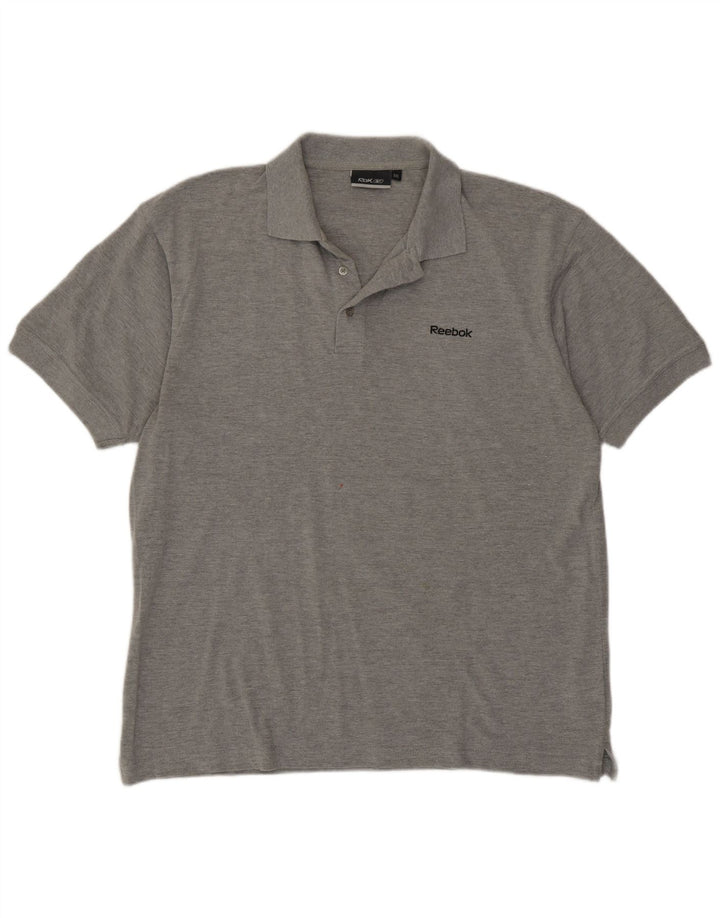 Tricou polo pentru bărbați Reebok 2XL bumbac gri
