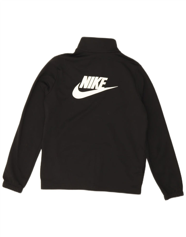Jachetă de trening grafică Nike pentru băieți 13-14 ani XL poliester negru