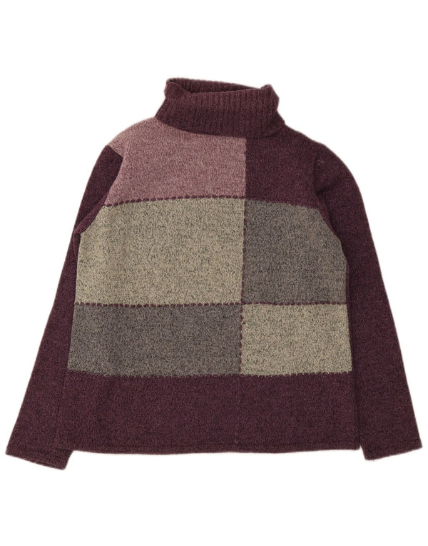 Pulover pentru femei Essentials cu gât rulat, Marea Britanie 14/16 Mov mare