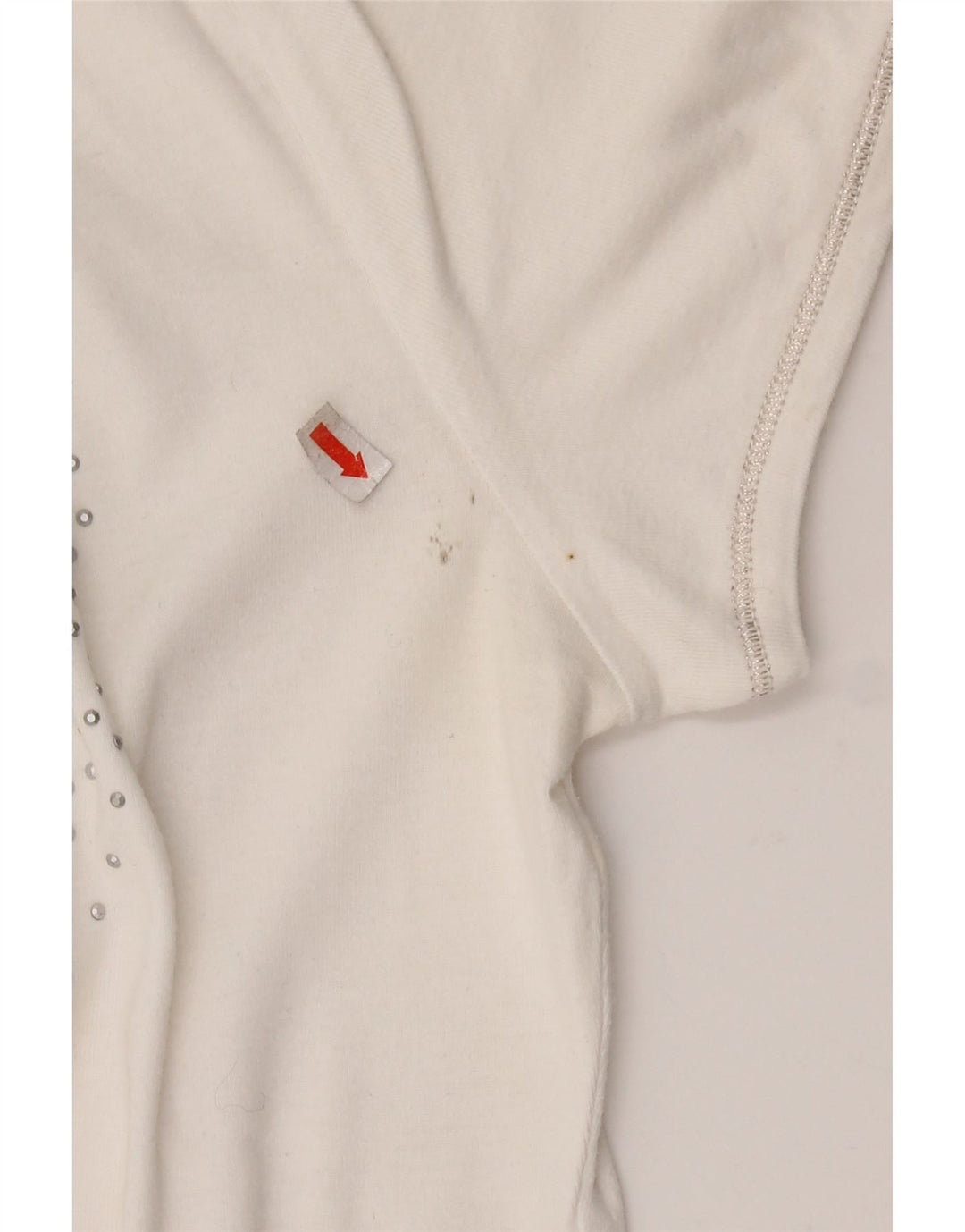 GAS Tricou polo cu grafic pentru femei UK 18 XL Bumbac alb