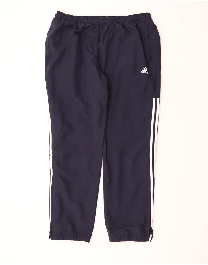 Pantaloni de trening pentru bărbați ADIDAS XL, poliester bleumarin