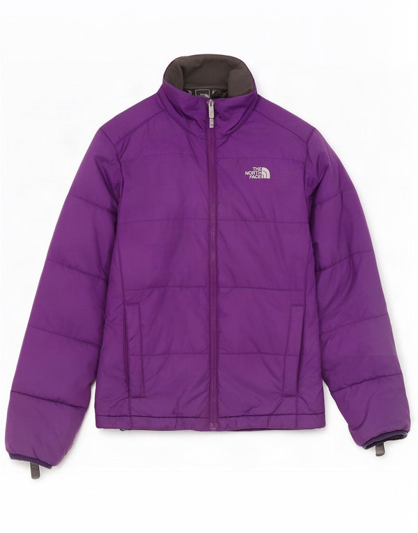 Jachetă căptușită The North Face pentru femei UK 10 Small Purple Nylon