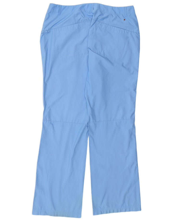 Pantaloni chino Tommy Hilfiger pentru femei, cu bootcut de golf, XL W36 L31, poliester albastru