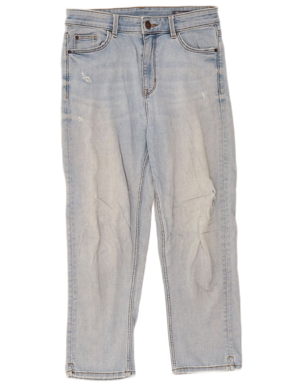 Blugi tăiați pentru femei de la Marks & Spencer The Carrie UK 10 Small W28 L22 Blue