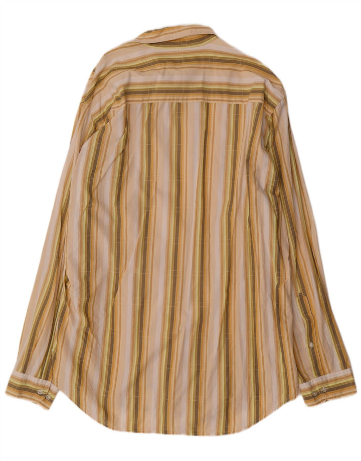 Cămașă pentru bărbați Marlboro Classics 2XL cu dungi galbene