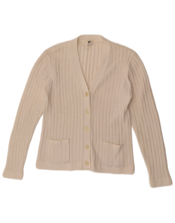 Pulover cardigan pentru femei C & A EU 48 2XL Alb Acrilic
