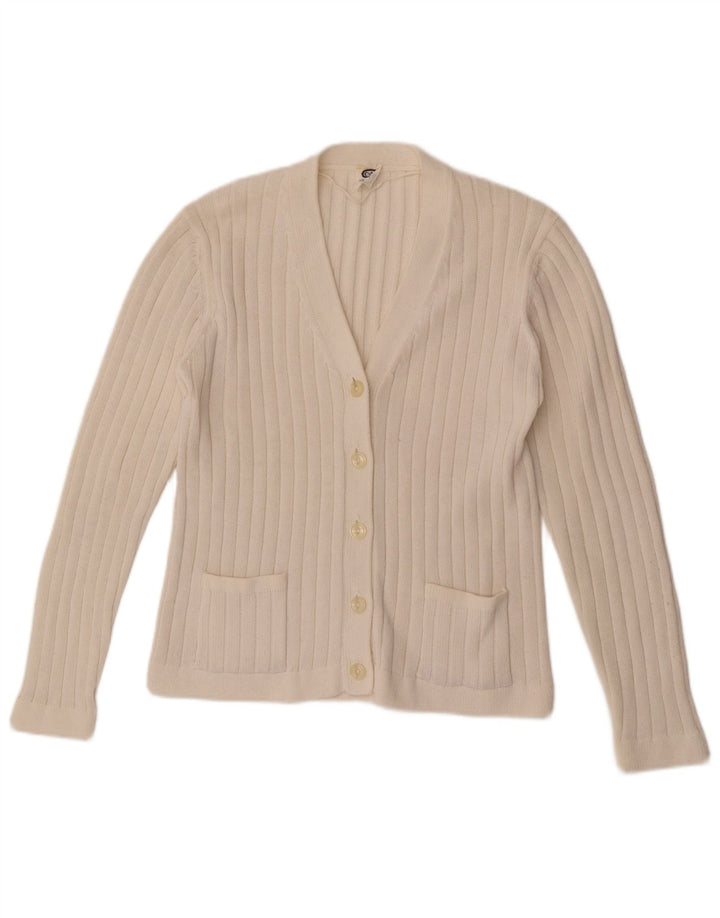Pulover cardigan pentru femei C & A EU 48 2XL Alb Acrilic