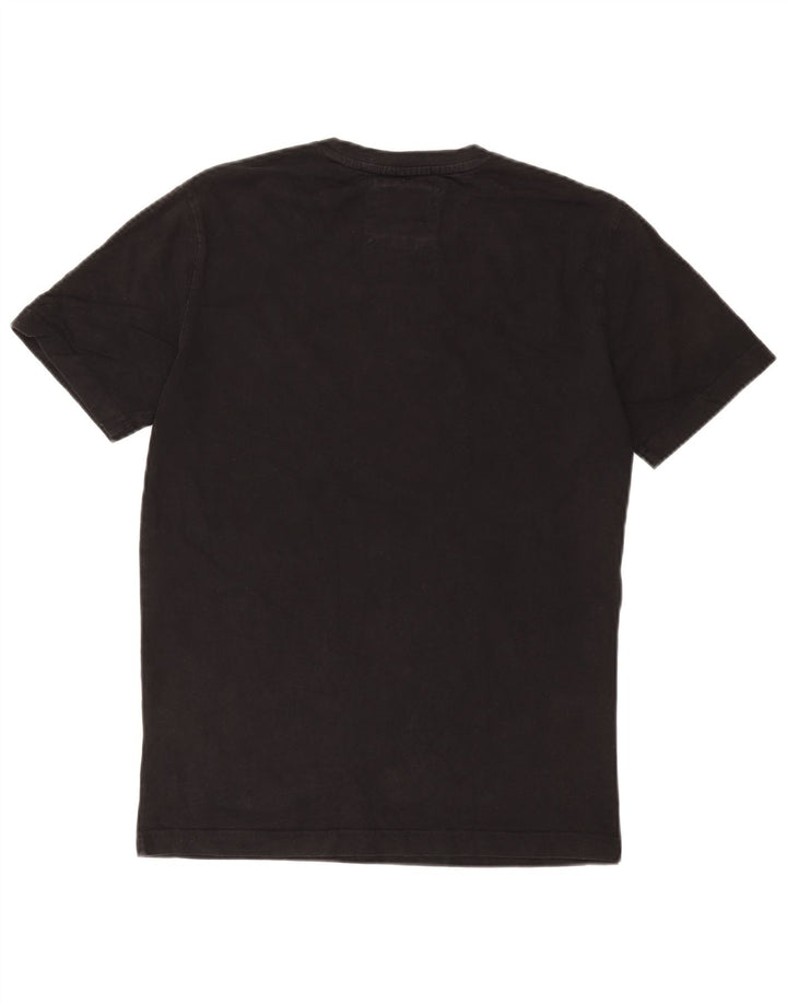 Crew Clothing Tricou pentru bărbați Top mic Bumbac negru