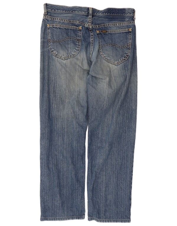 Blugi Lee Seattle drepte pentru bărbați W34 L27 bumbac albastru