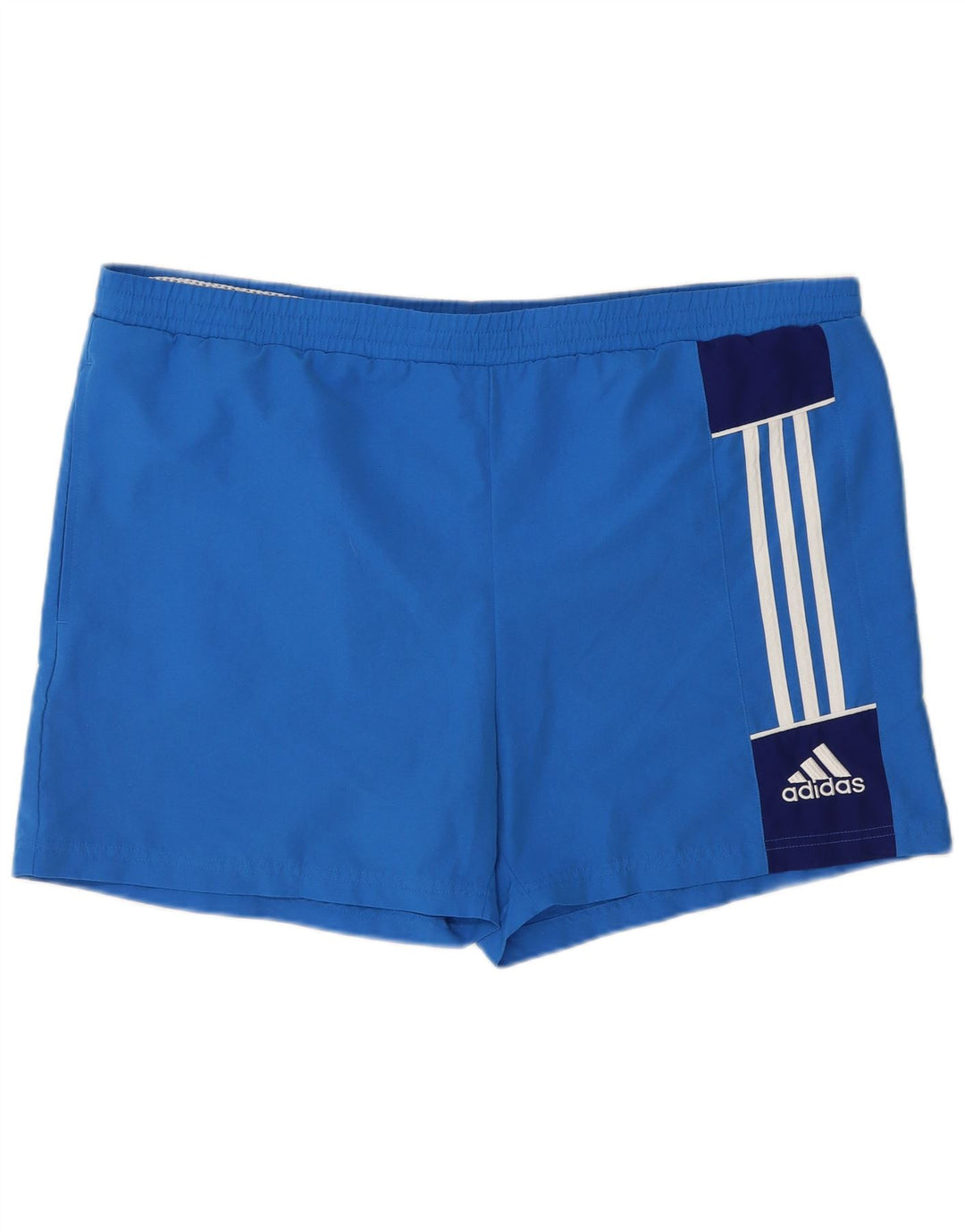 Pantaloni scurți de înot grafic pentru bărbați Adidas, mari, albastru, poliester color bloc
