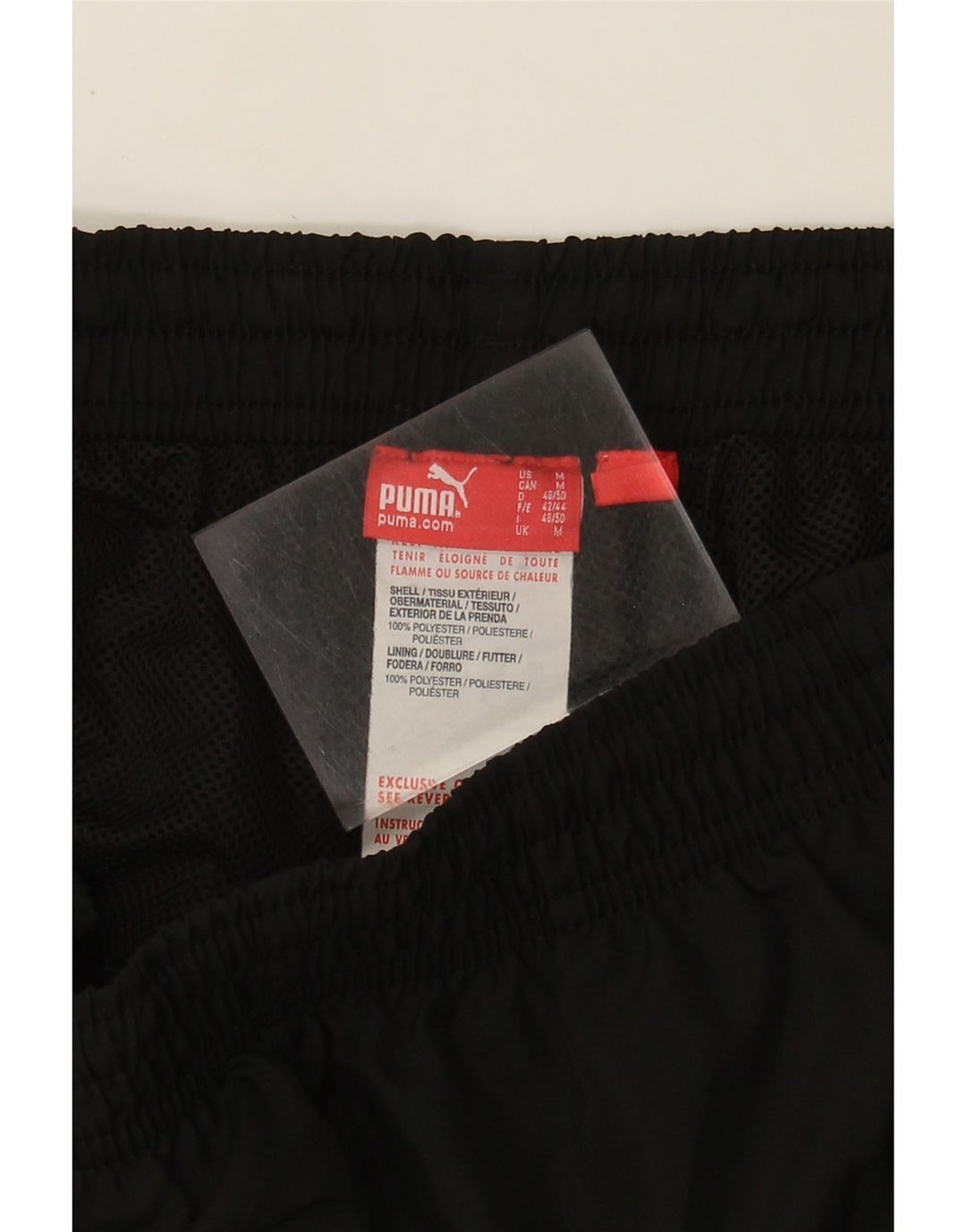 Pantaloni de trening Puma Graphic Capri pentru bărbați, poliester mediu negru