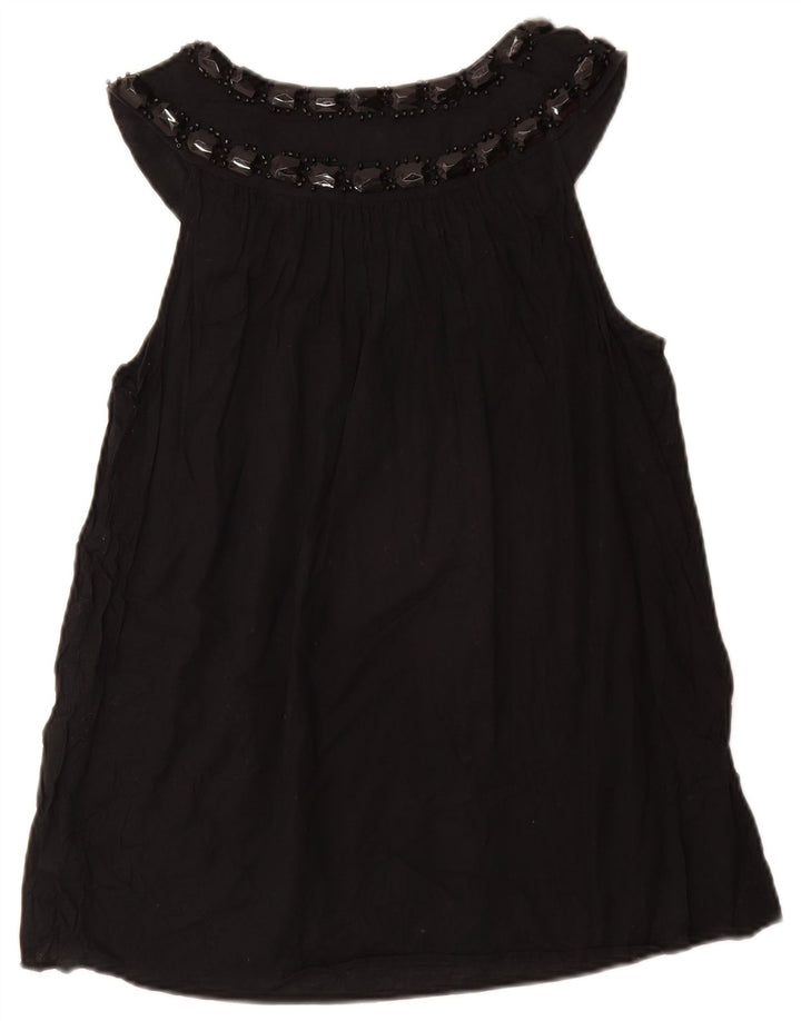 Bluză fără mâneci pentru femei MICHAEL KORS UK 12 bumbac mediu negru