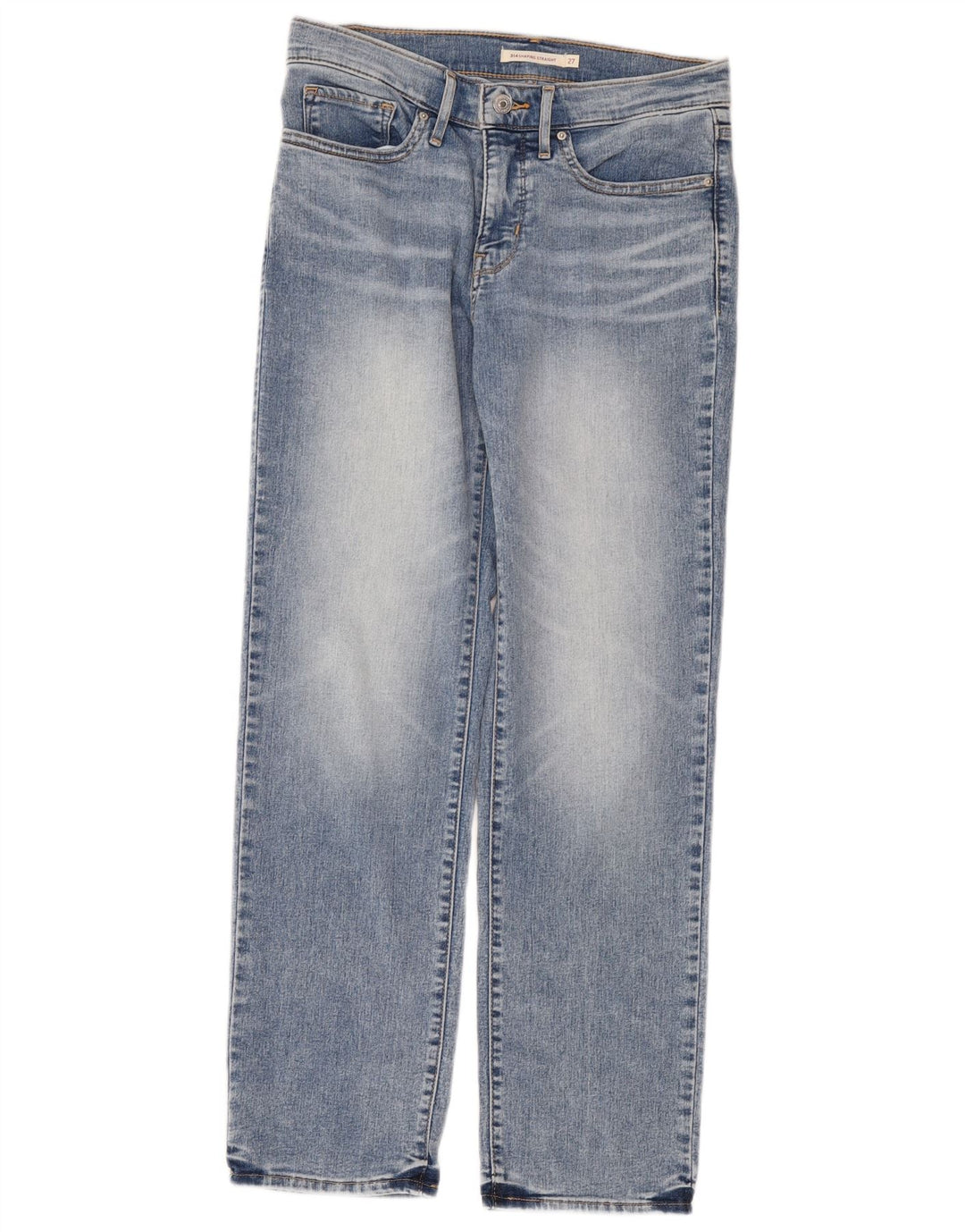 Blugi drepți modelați 314 Levi's pentru femei L27 L30 Bumbac albastru