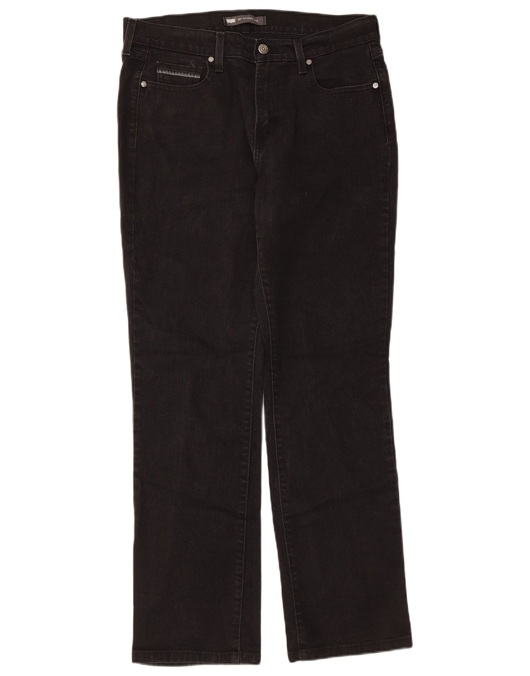 Blugi drepti pentru femei Levi's 505 W31 L32 bumbac negru