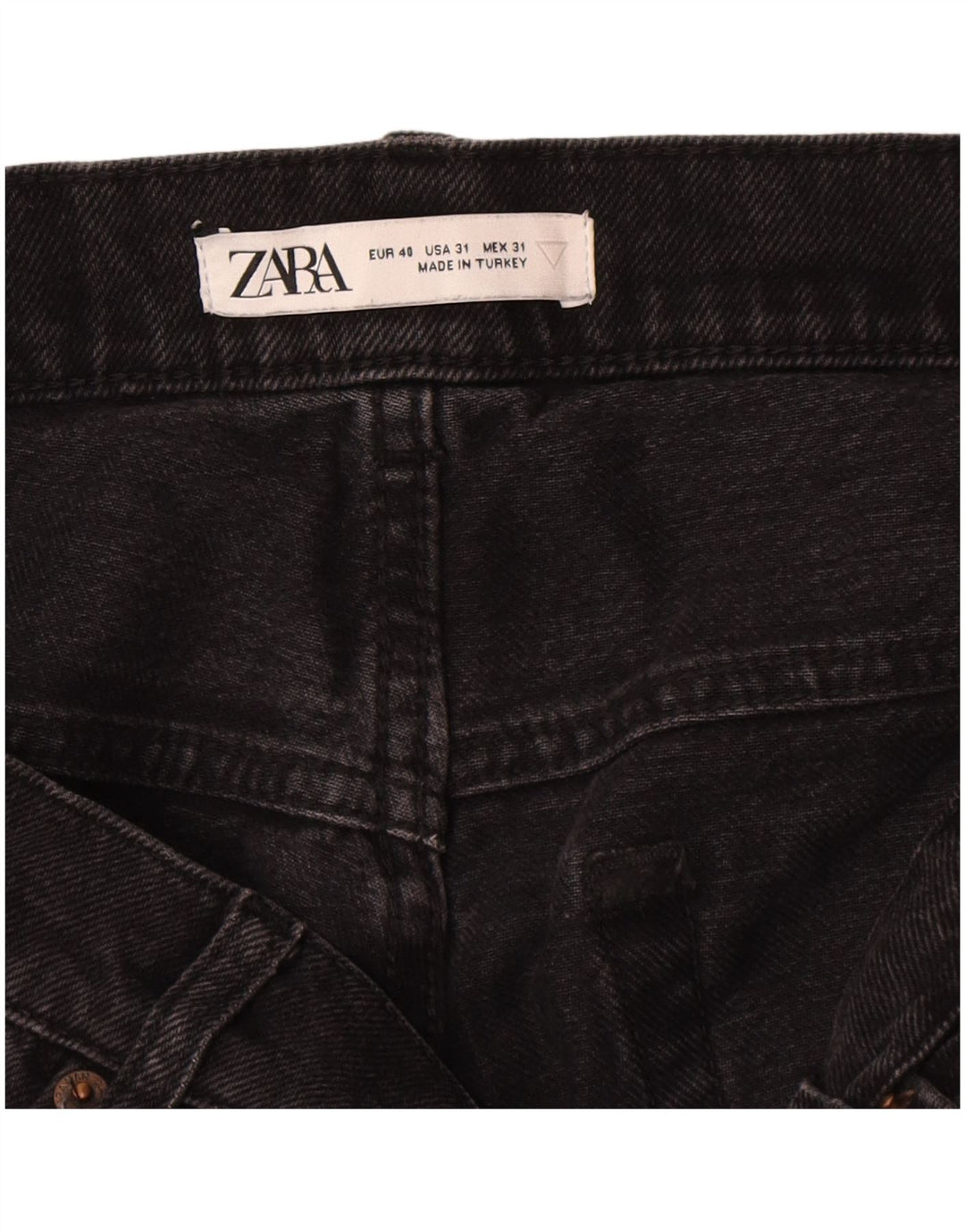 Blugi slim pentru bărbați Zara EU 40 Medium W31 L30 Negri